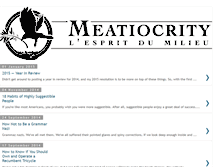 Tablet Screenshot of meatiocrity.com